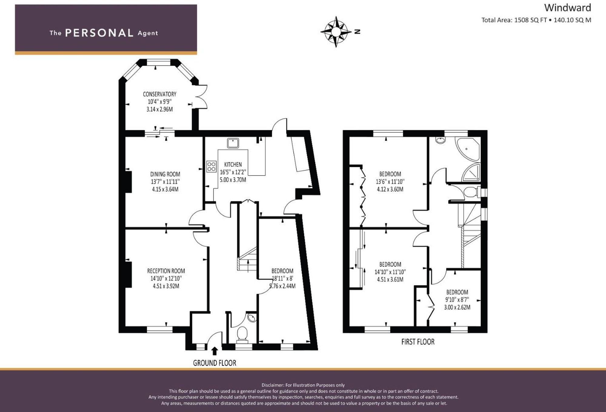 High Road, Chipstead, CR5 floorplan