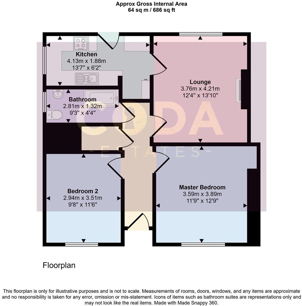 Boghead Road, Glasgow floorplan