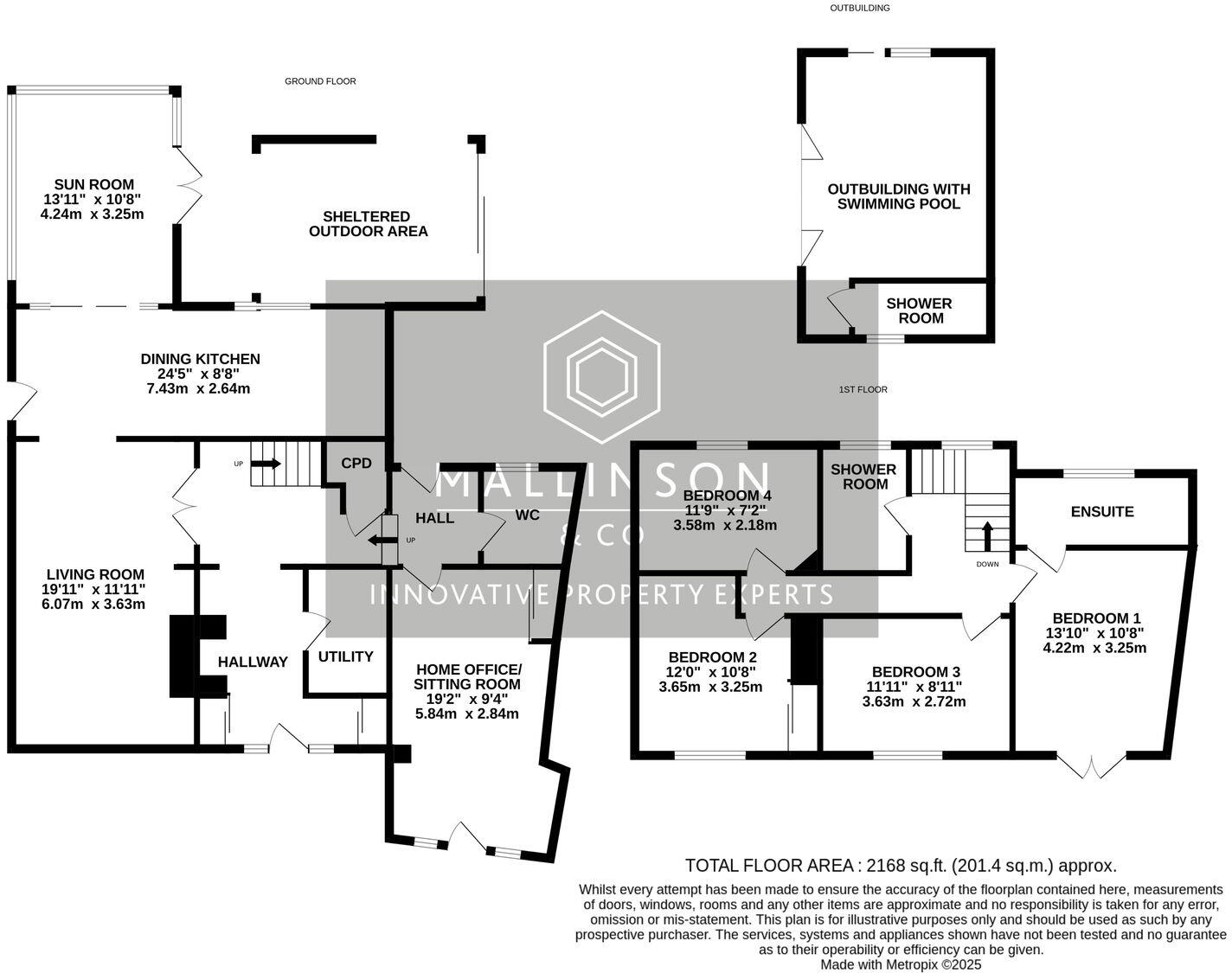 Aberford Road, Stanley, Wakefield, WF3 4NF floorplan