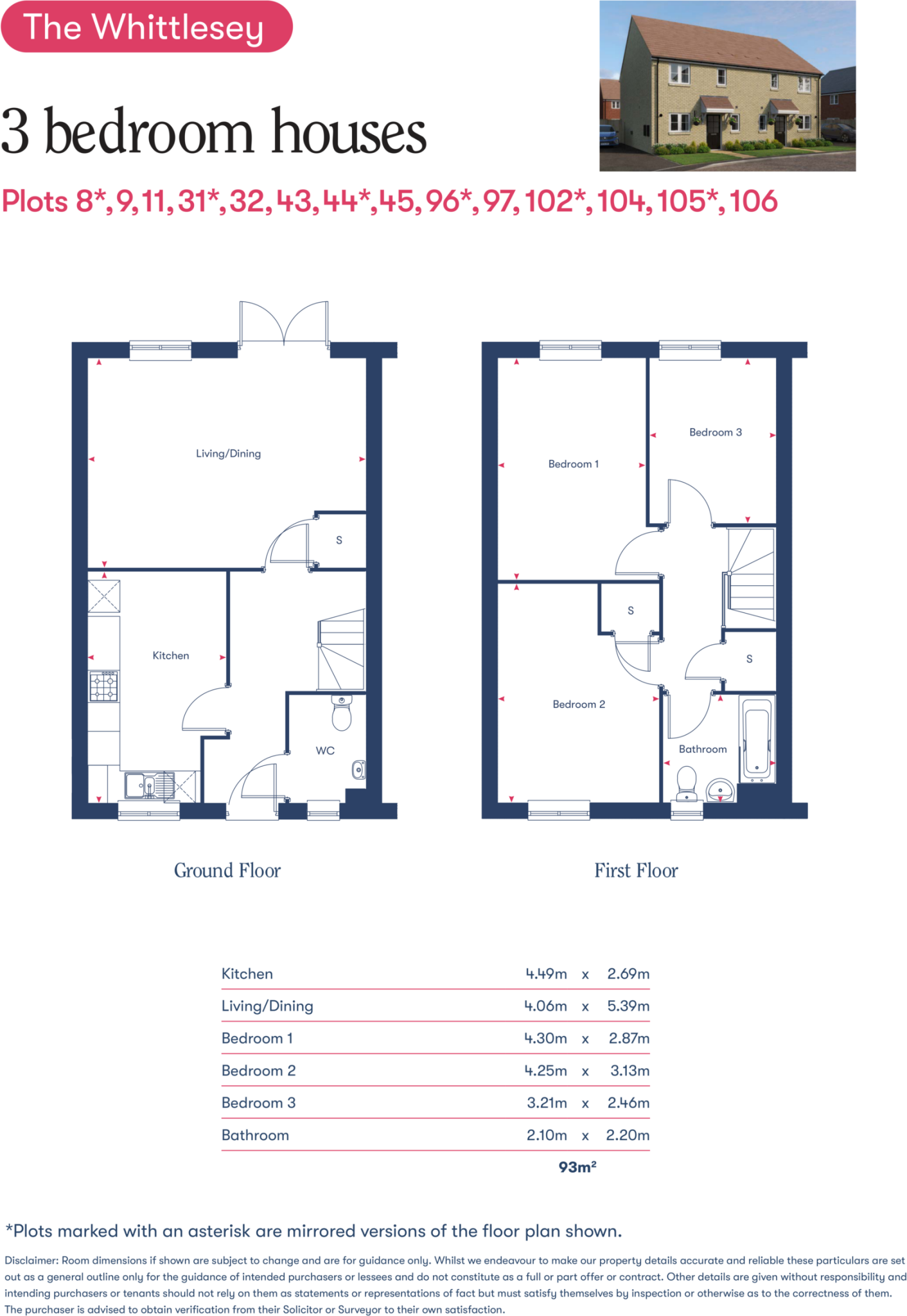 Upwell Meadows Plot 104, March, PE15 0DA floorplan
