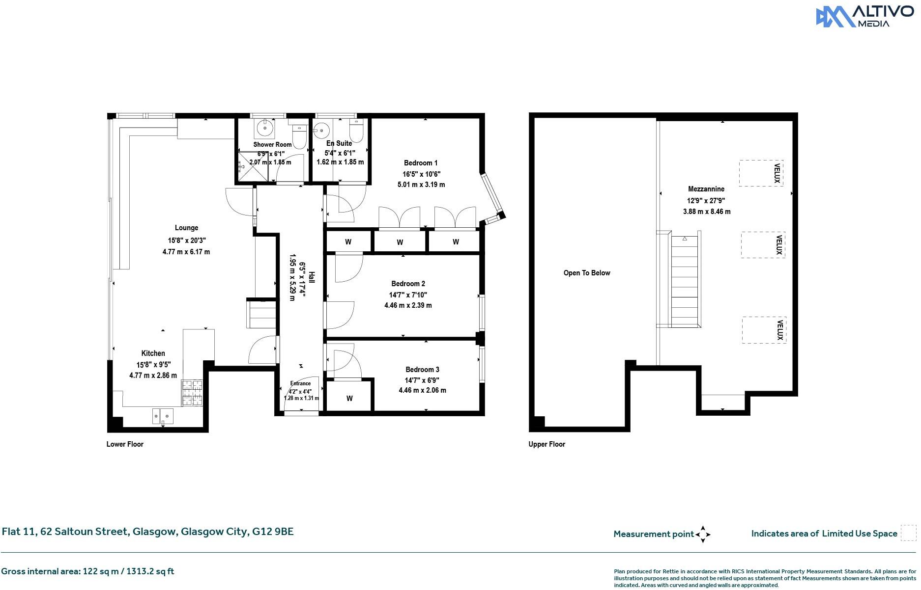 Saltoun Street, Glasgow, Glasgow City floorplan