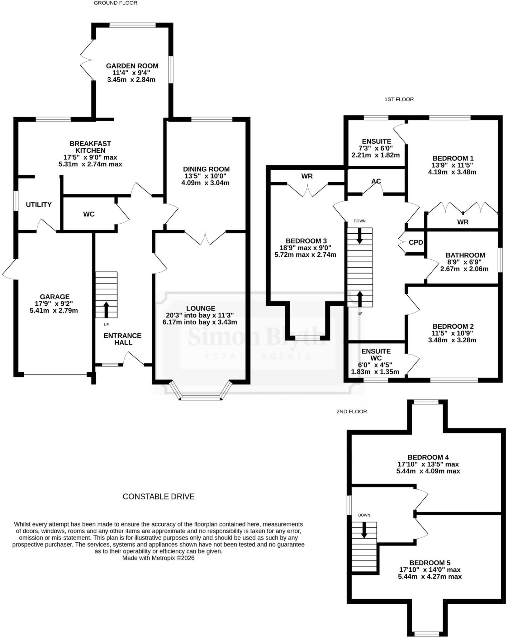 Constable Drive, Ossett, WF5 floorplan
