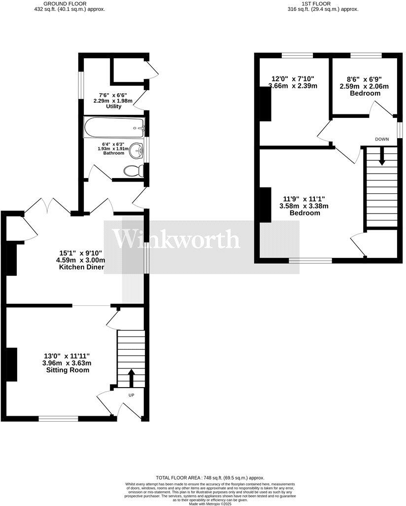 Church Lane, Bintree, Dereham, Norfolk, NR20 floorplan