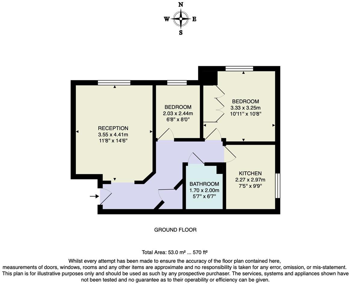 Billet Road, Walthamstow floorplan