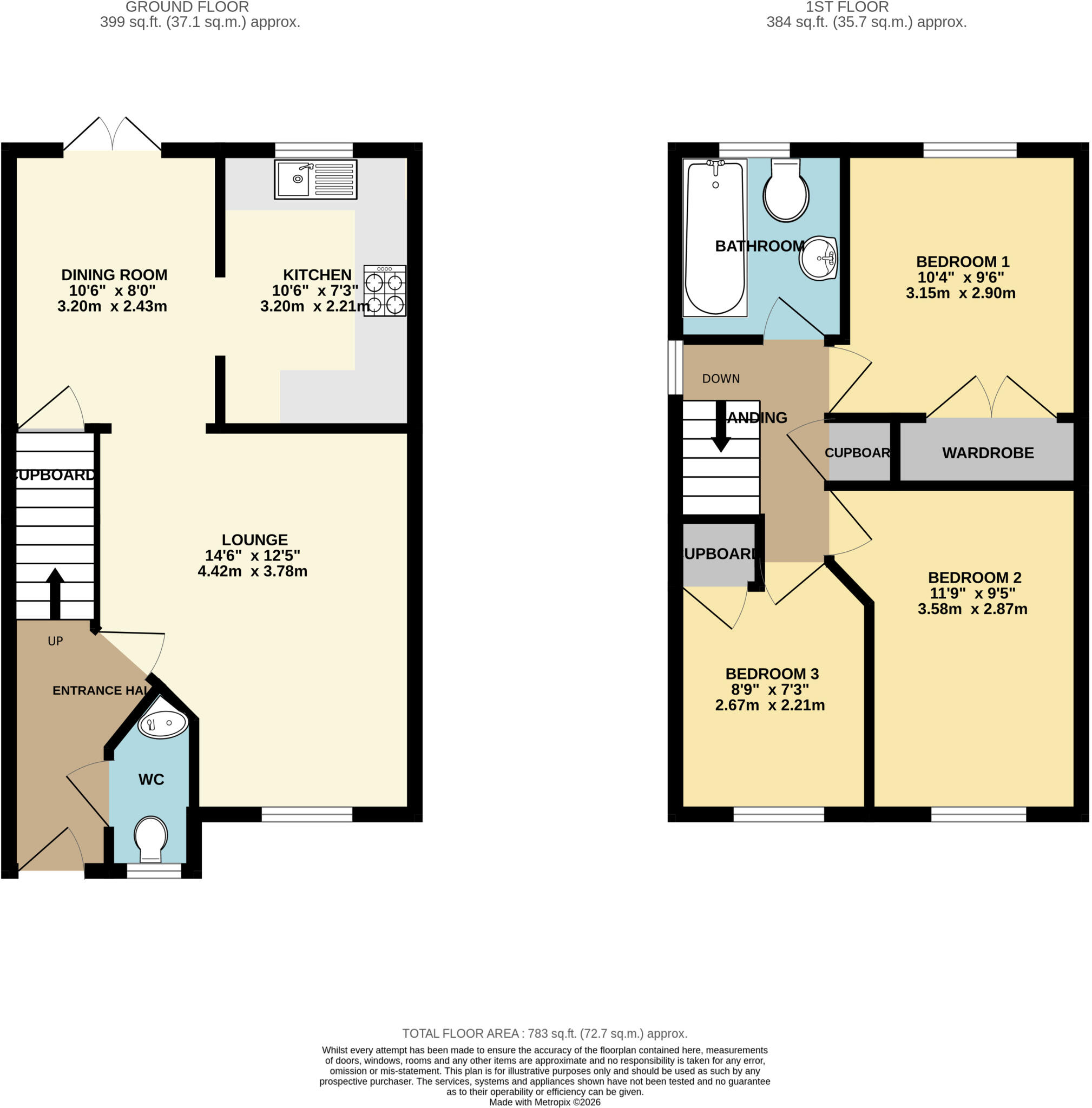 Boulton Close, Westbury floorplan