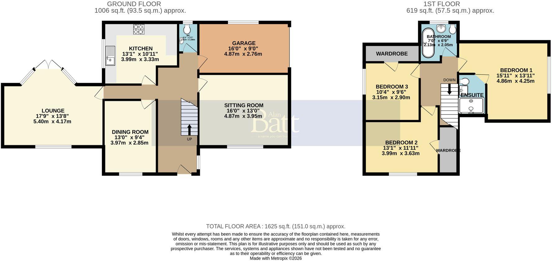 Hesketh Drive, Standish, WN6 floorplan