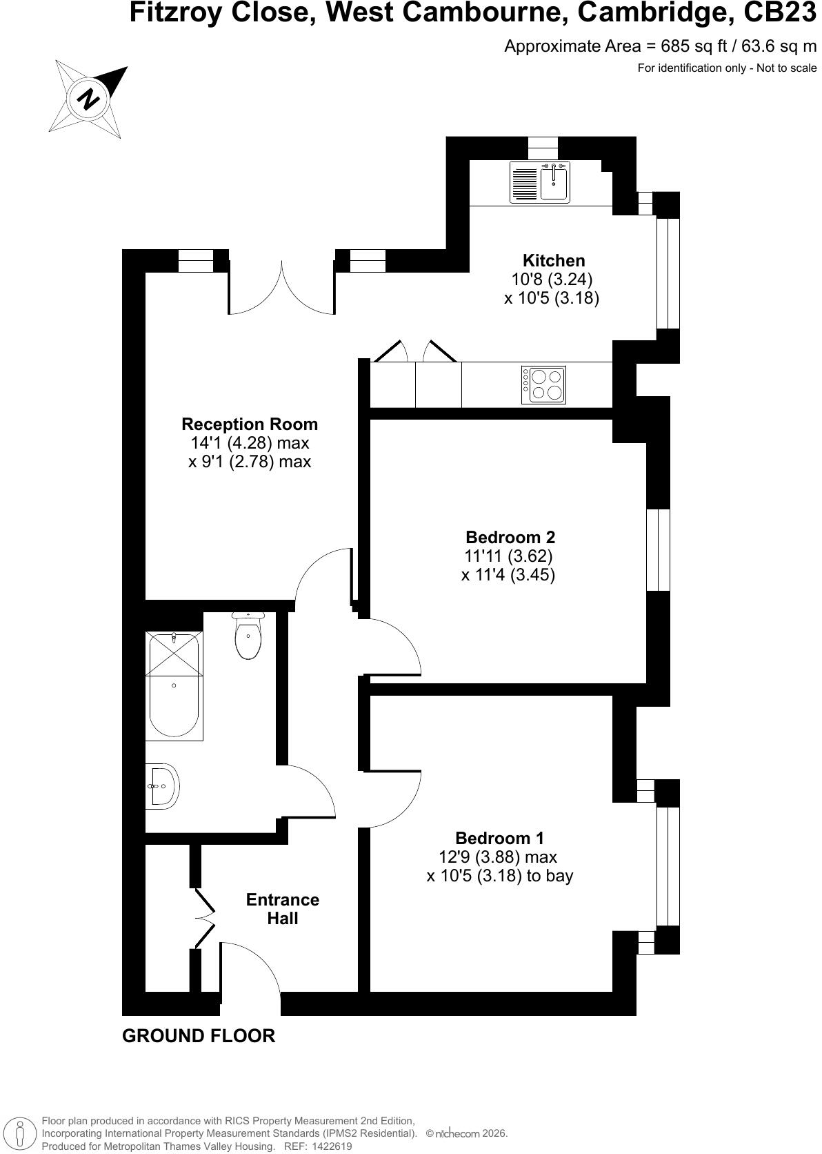 Fitzroy Close, West Cambourne, South Cambridgeshire, CB23 floorplan