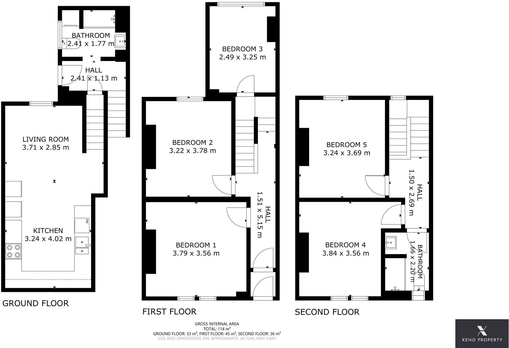 Osborne Villas, Bristol, BS2 floorplan