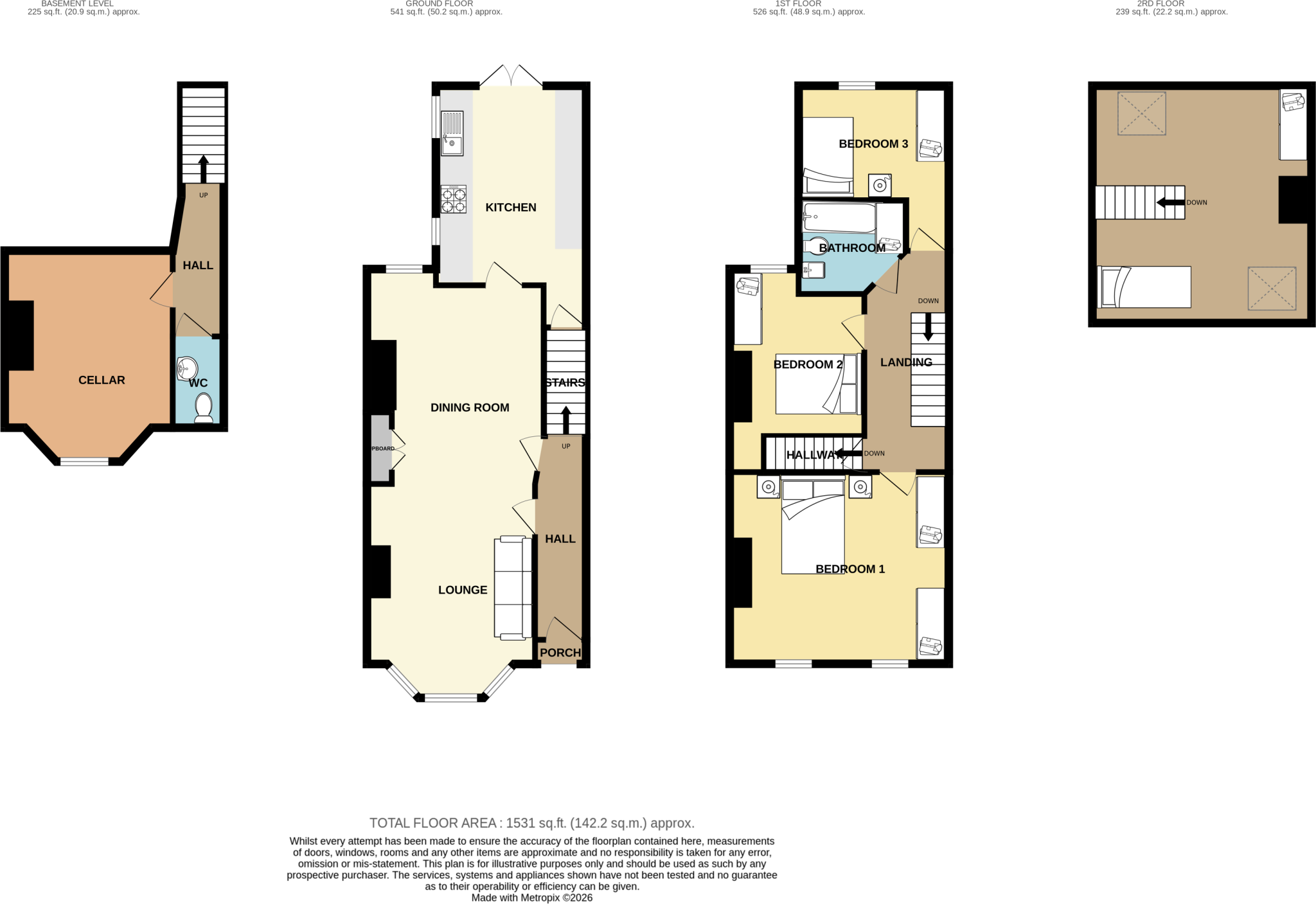Ashfield Road, Altrincham floorplan