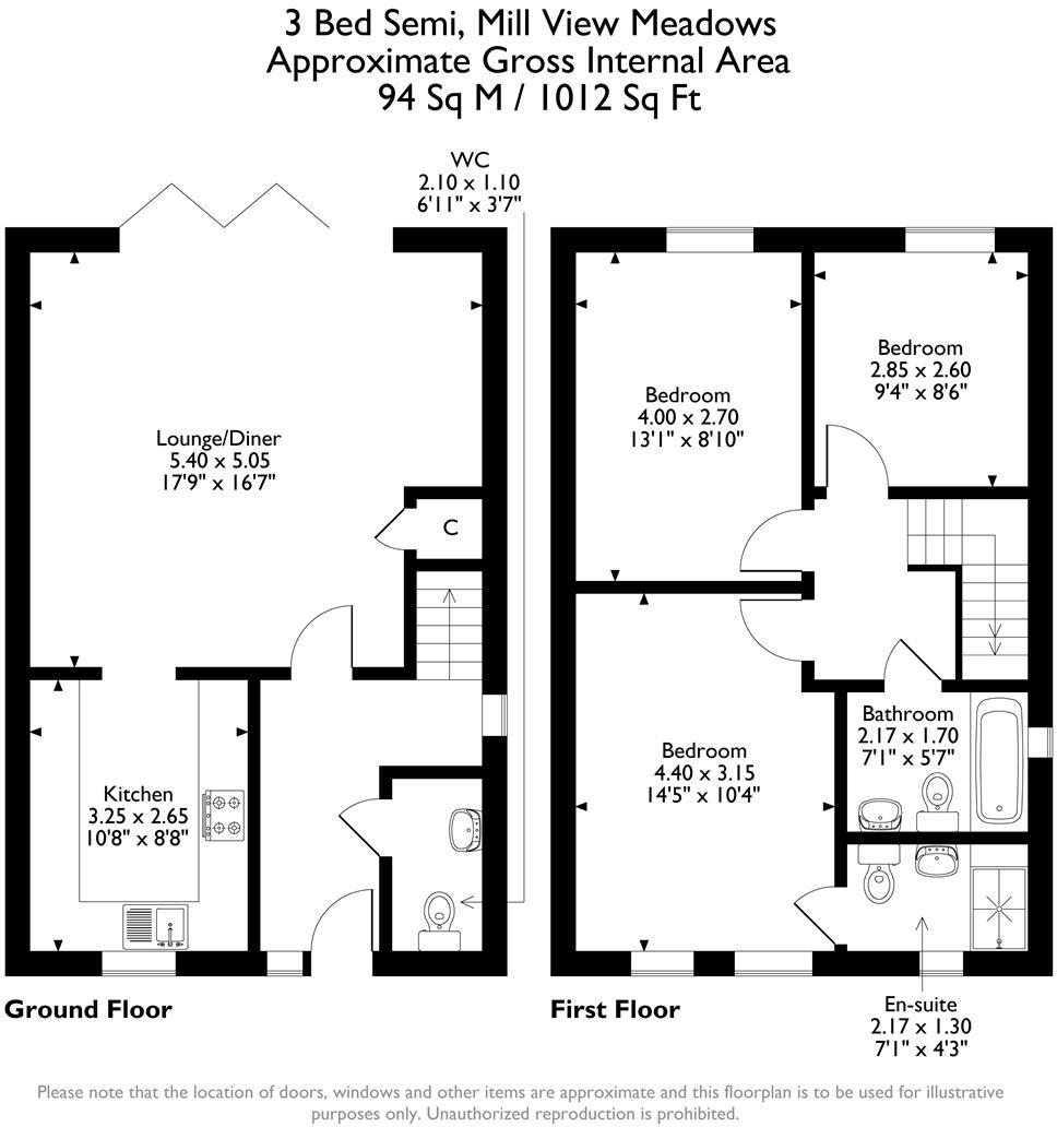 Mill View Meadows, Wirksworth floorplan