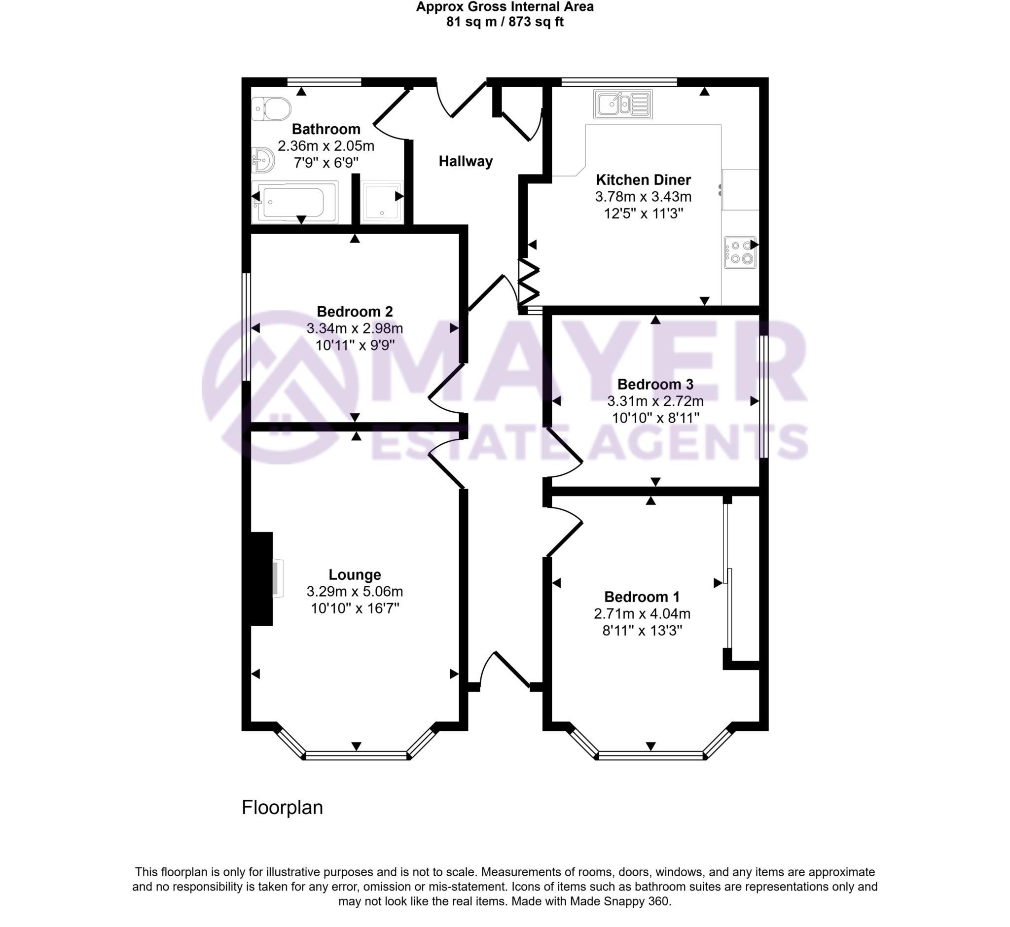 Stanborough Road, Plymouth floorplan