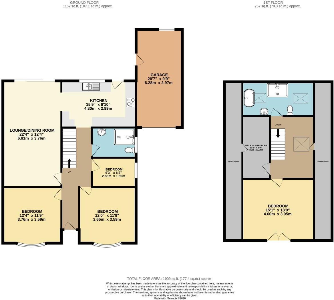 Bossington Lane, Leighton Buzzard floorplan