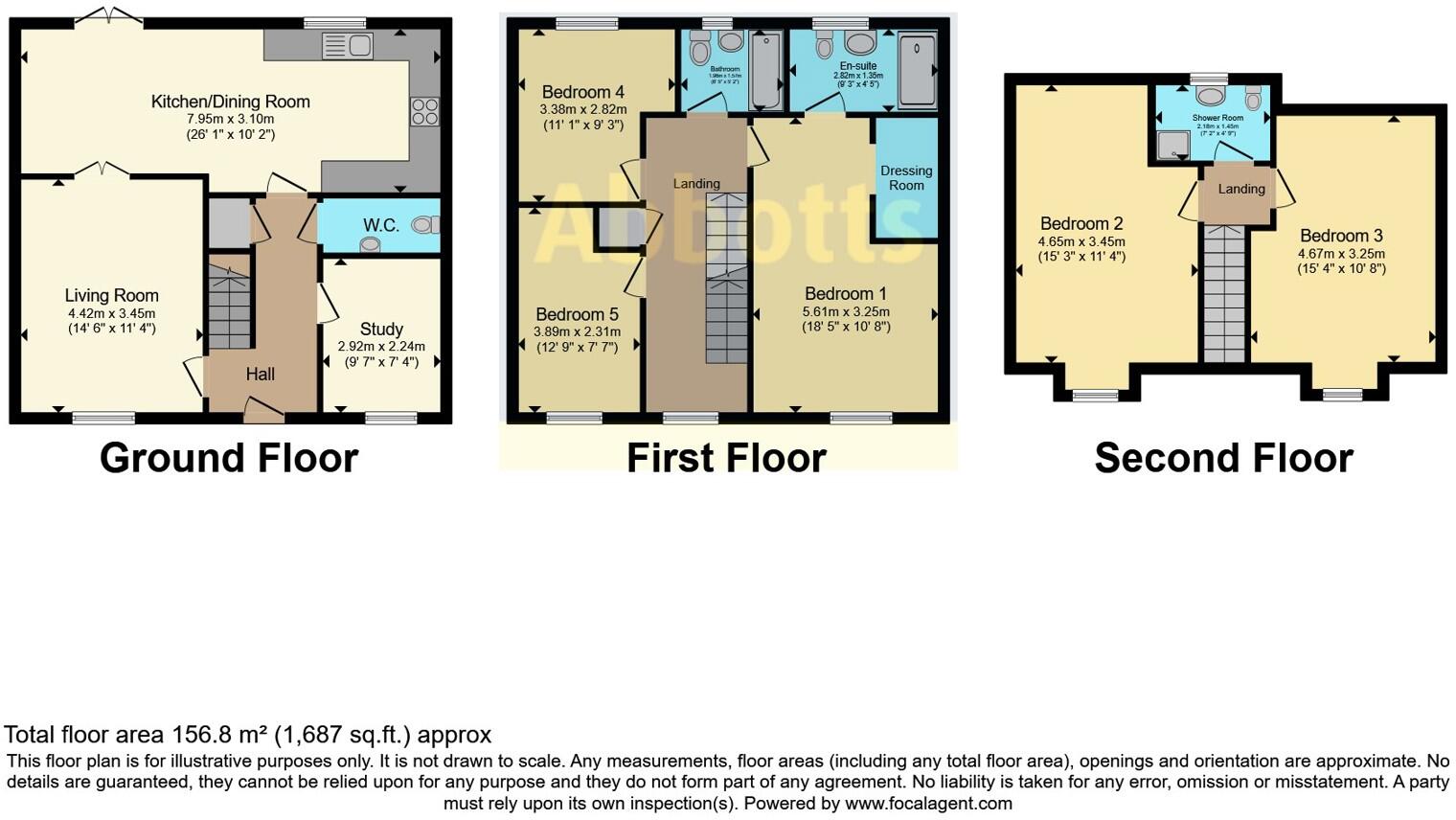 Nuthatch Way, Attleborough, Norfolk, NR17 floorplan