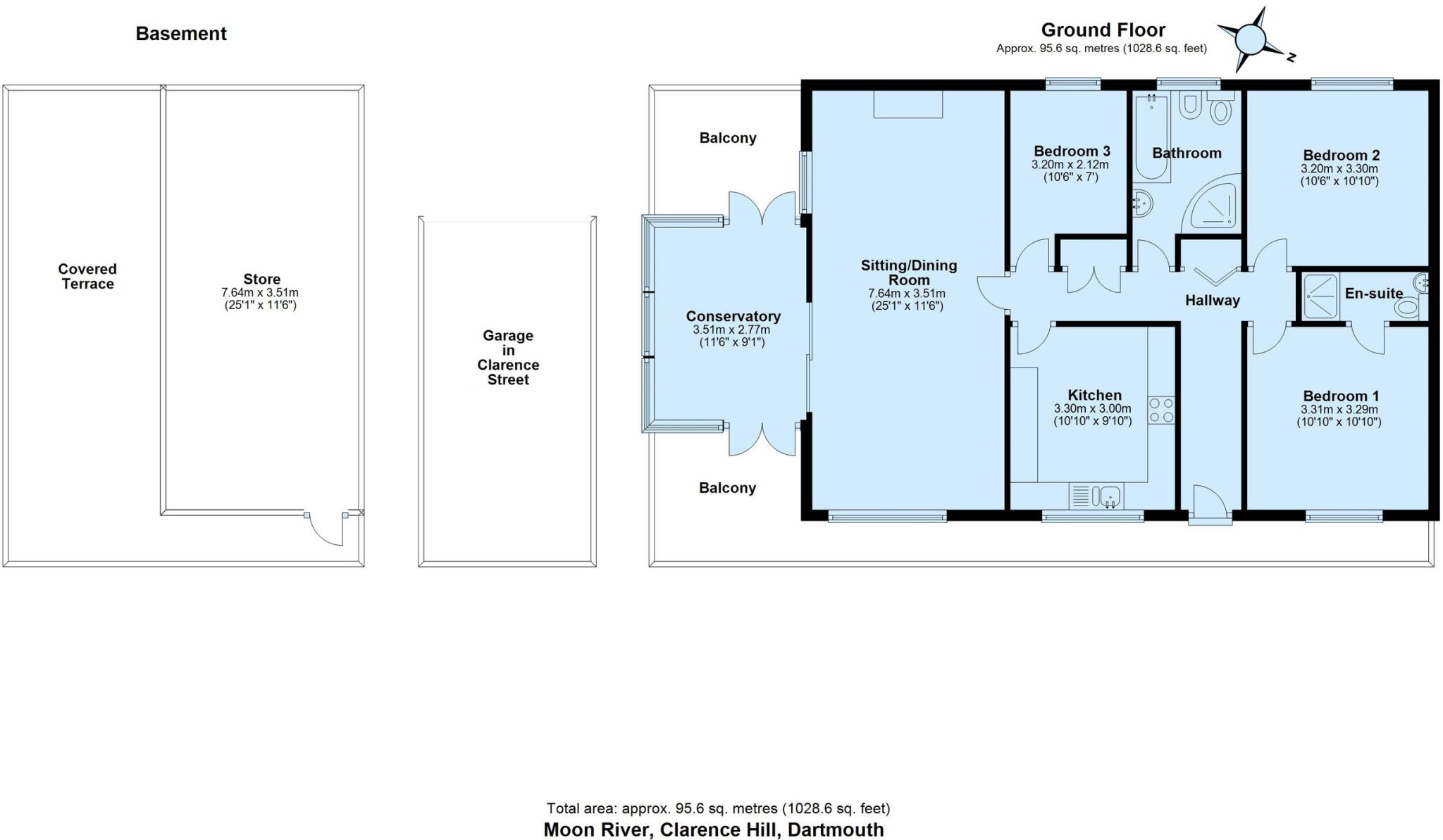 Clarence Hill, Dartmouth floorplan