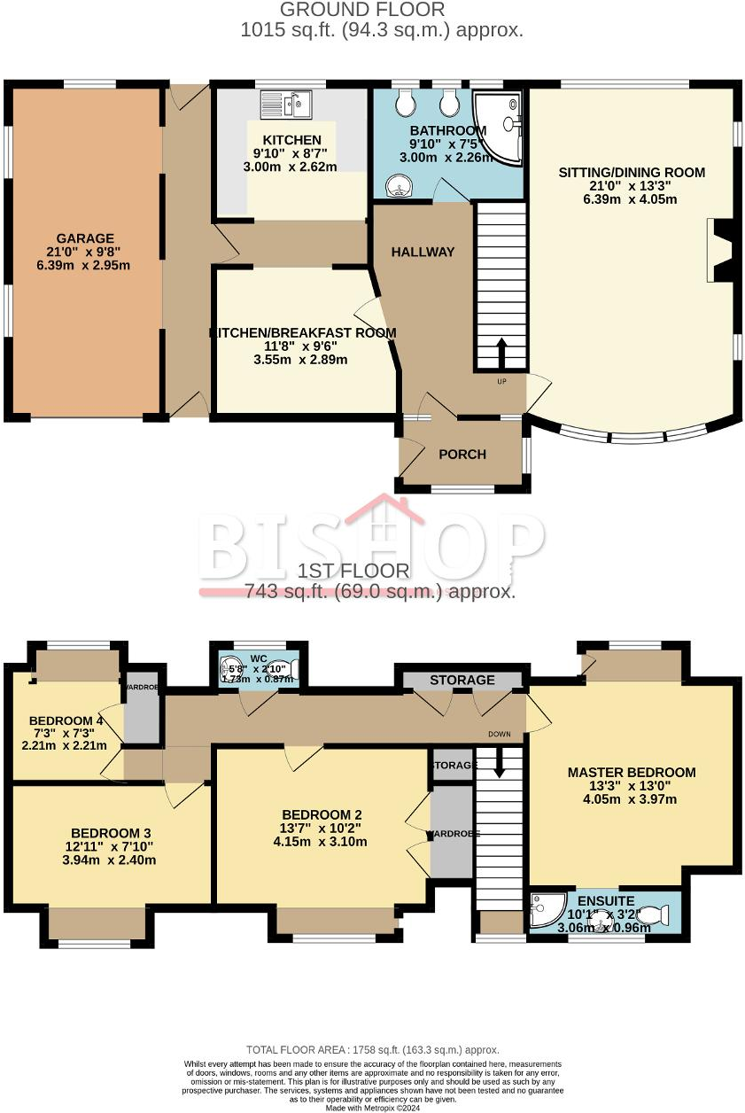 Highland Road, Badgers Mount, Sevenoaks, TN14 7BA floorplan