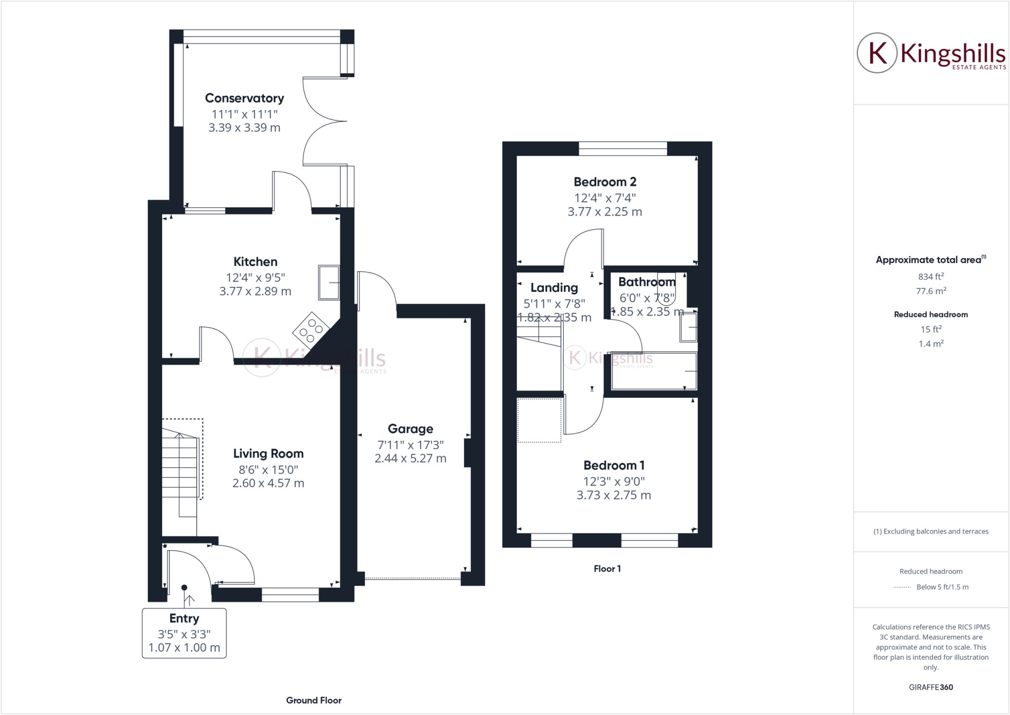 4, Durley Hollow, High Wycombe, Buckinghamshire, HP13 5BY floorplan