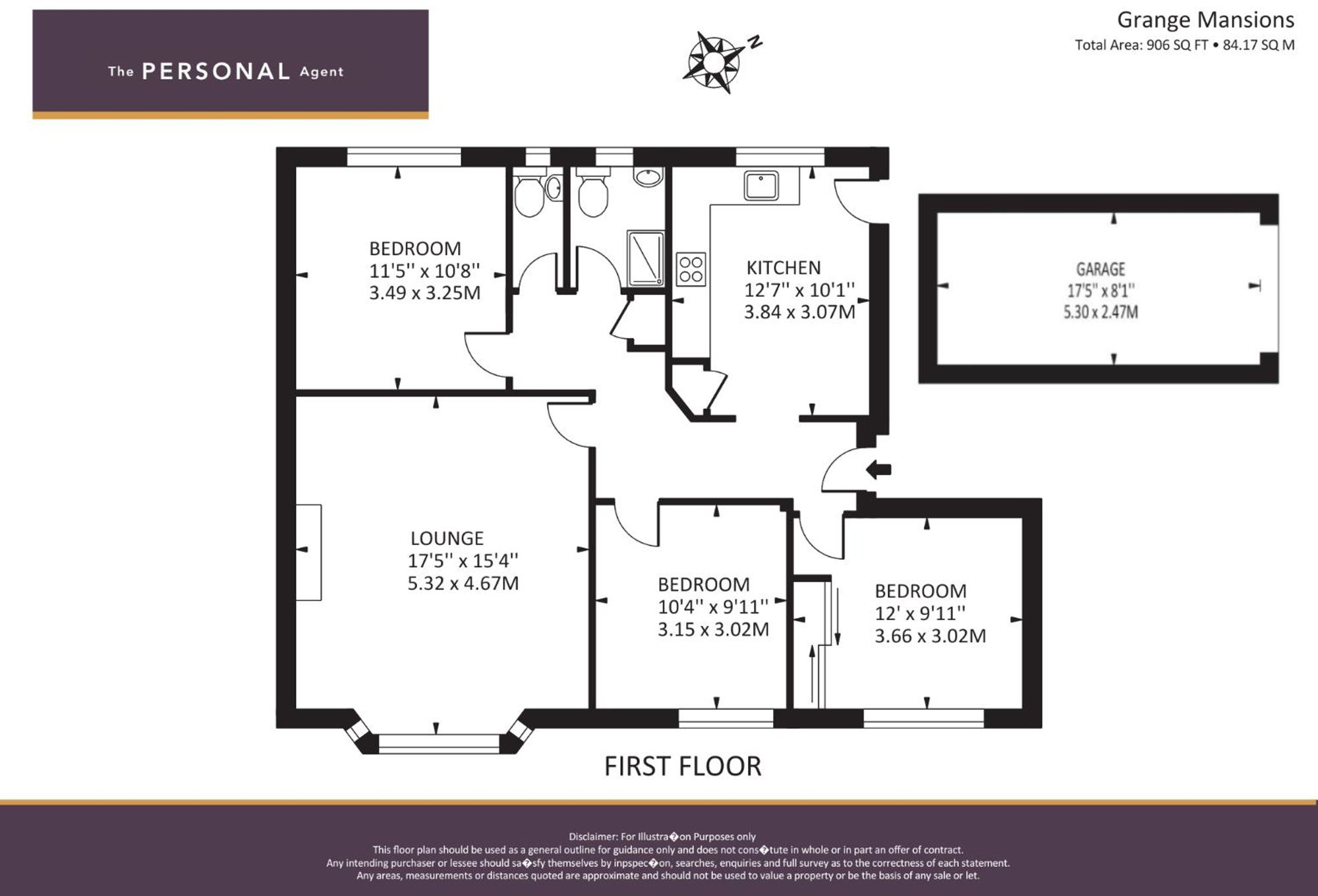 Kingston Road, Epsom, KT17 floorplan