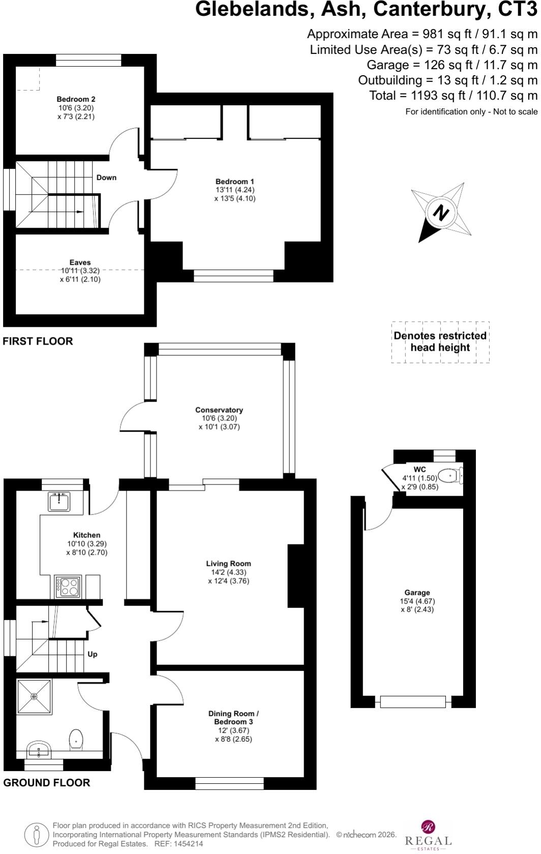 Glebelands, Ash floorplan