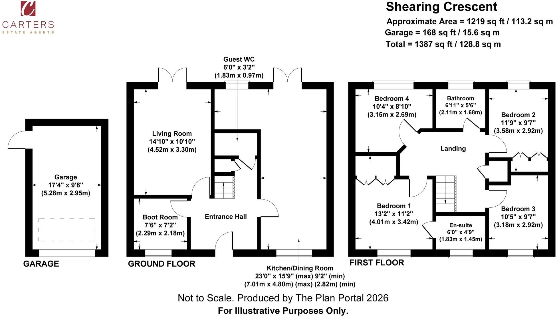 Shearing Crescent, Nuneaton, CV10 floorplan