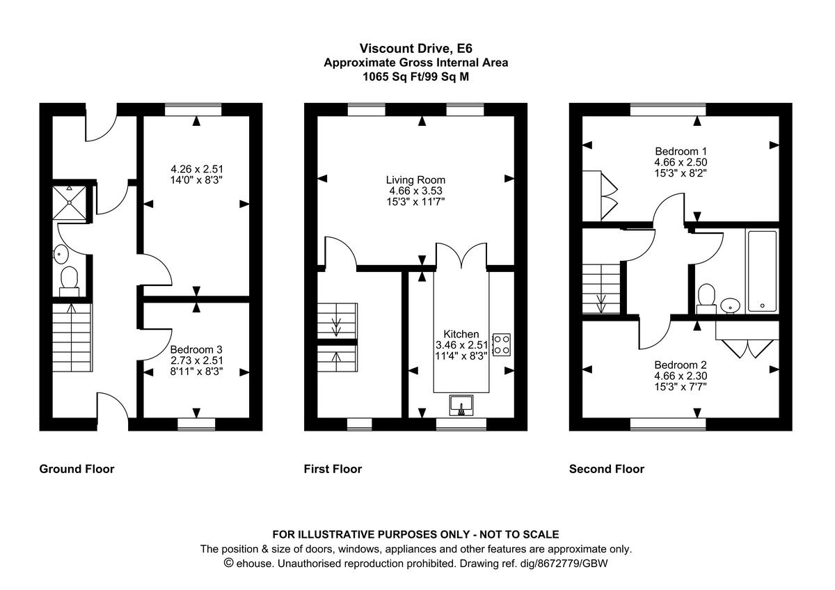 Viscount Drive, London floorplan