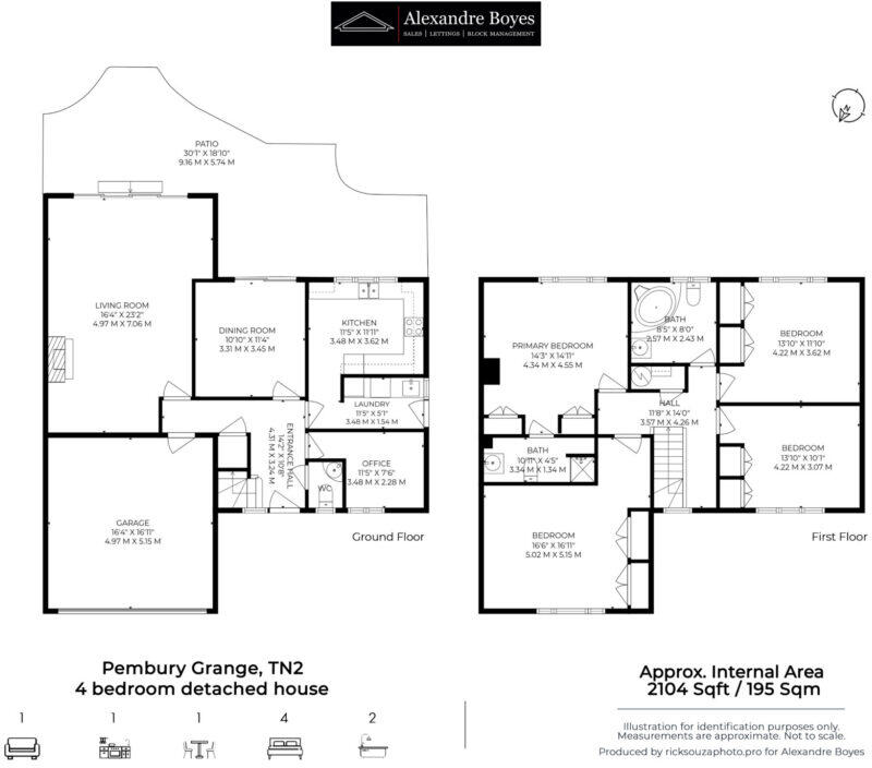 Pembury Grange, Sandown Park, Tunbridge Wells, TN2 floorplan