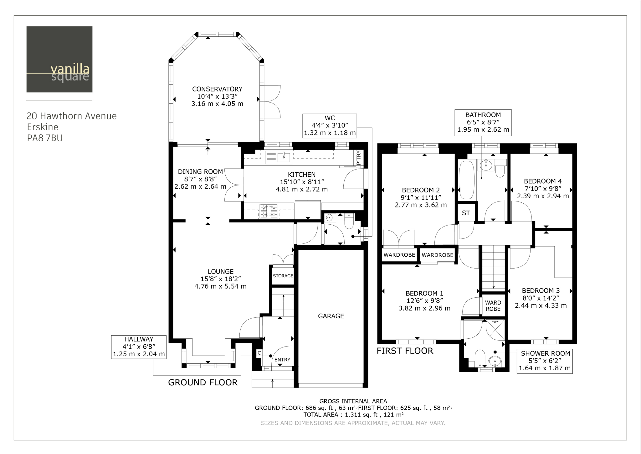 Hawthorn Avenue, Erskine floorplan