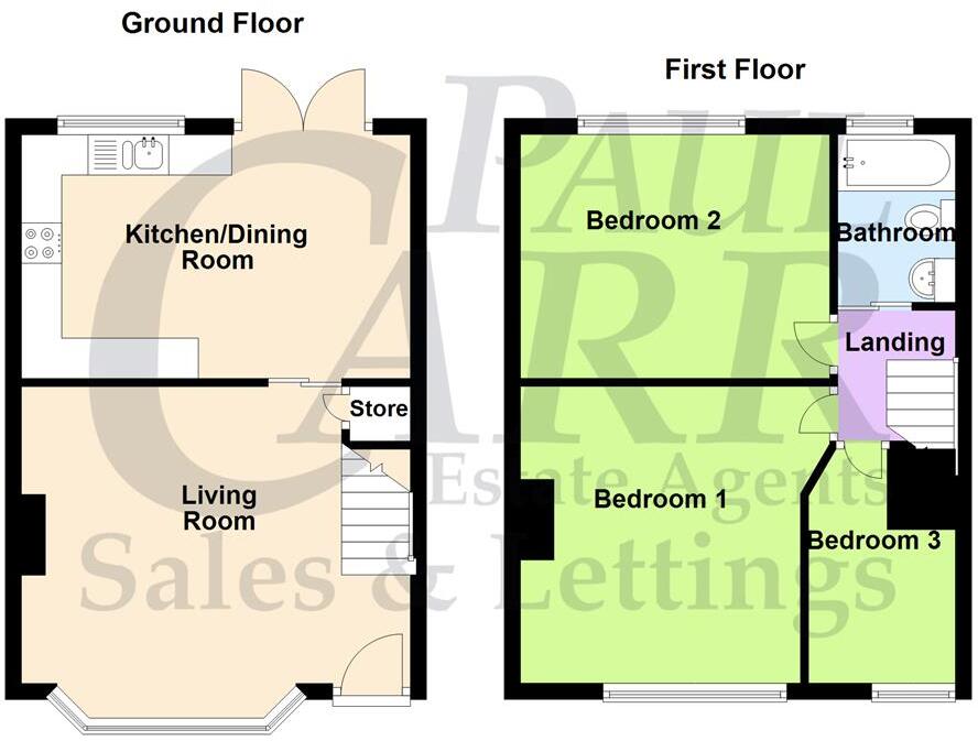 Sterndale Road, Great Barr, Birmingham B42 2AS floorplan