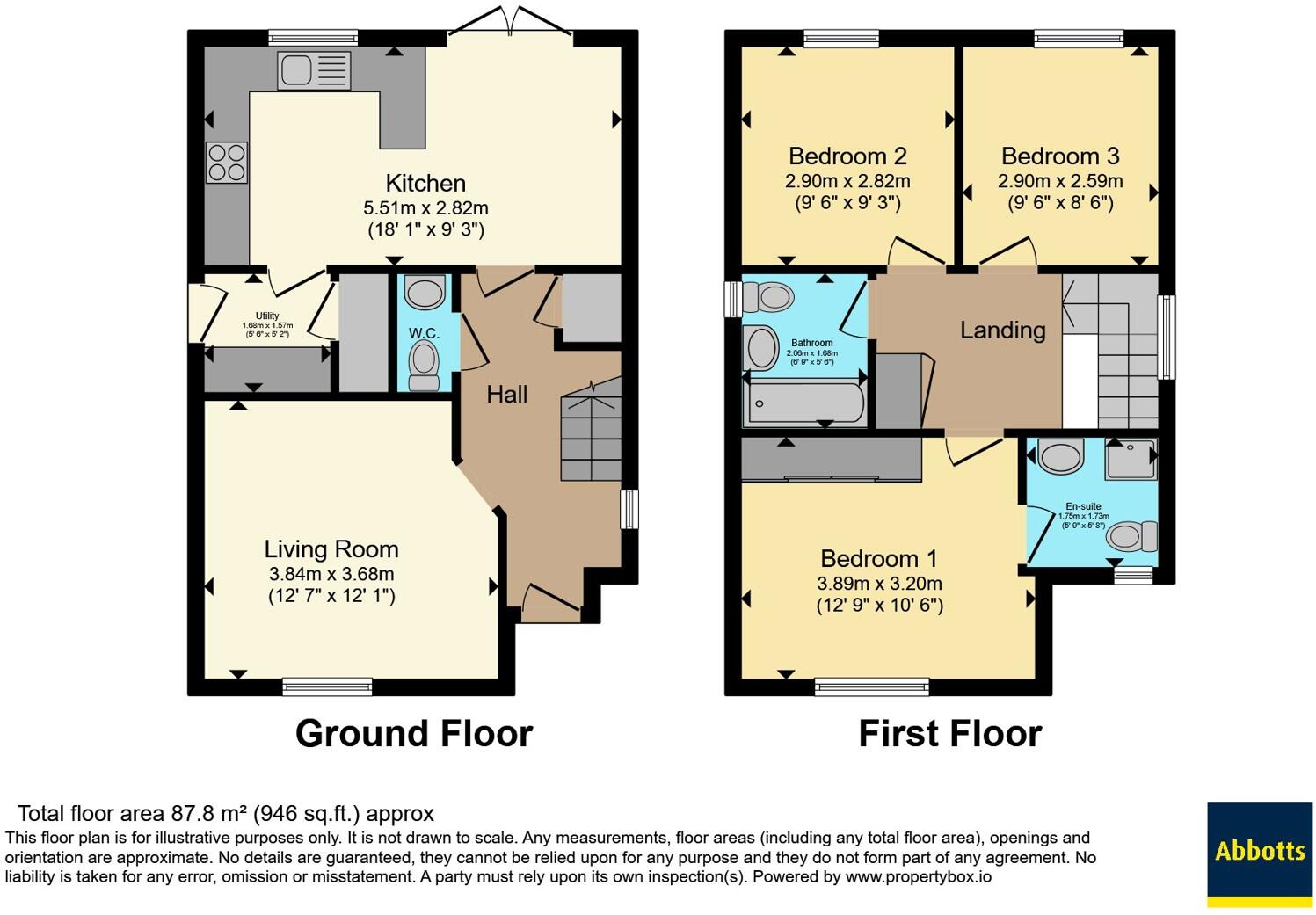 Poppy Crescent, Easton, Norwich, Norfolk, NR9 floorplan