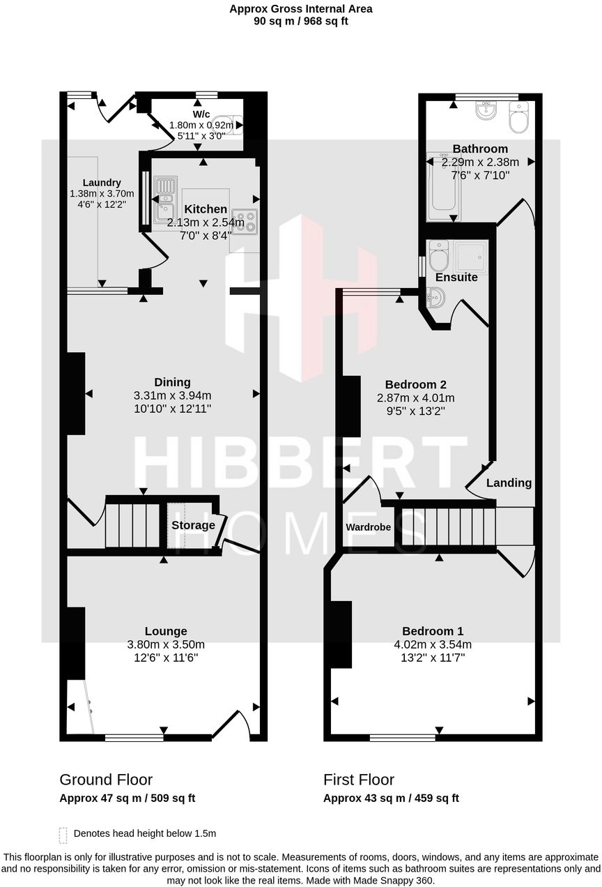 Old Heyes Road, Timperley, WA15 floorplan