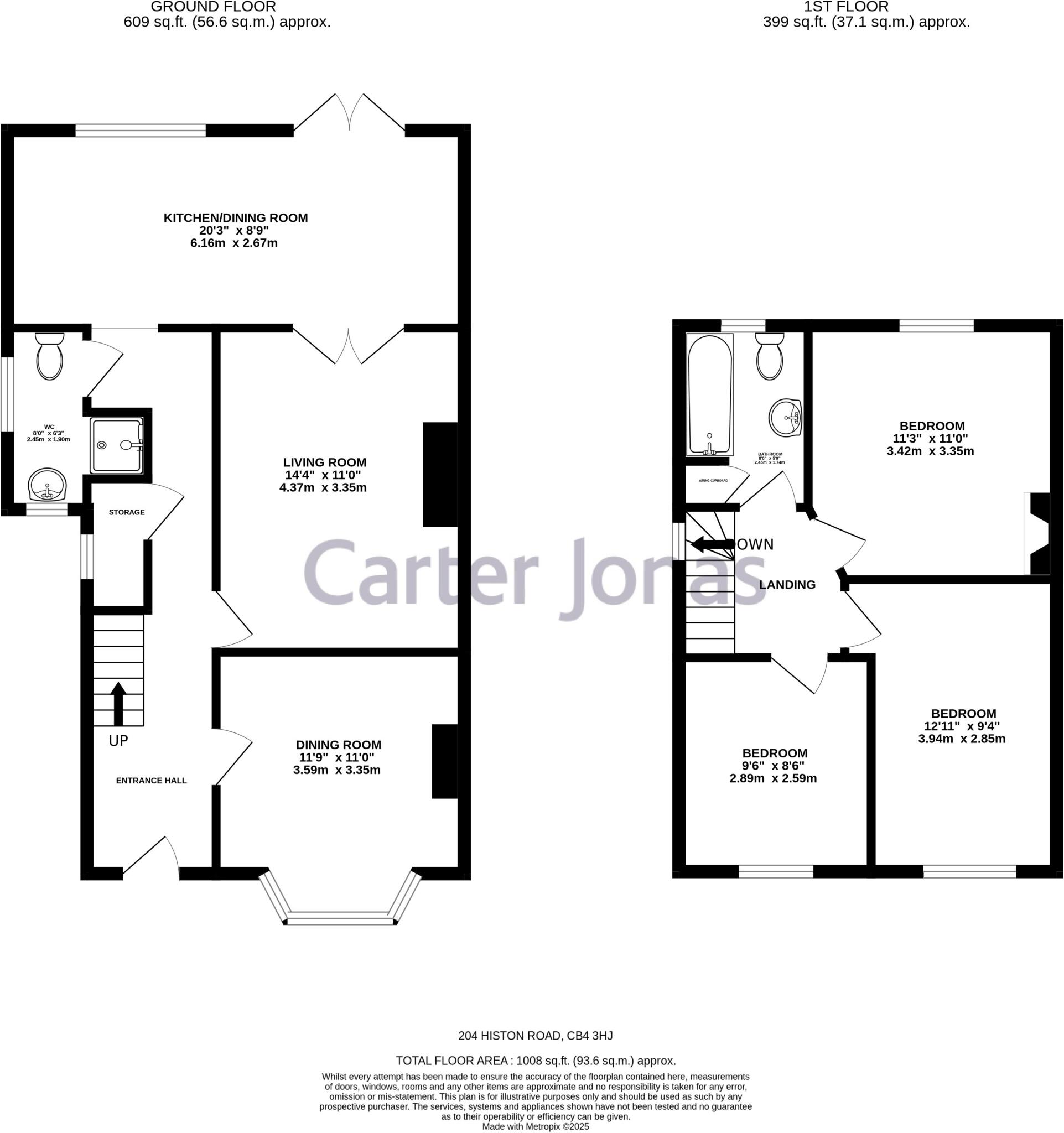 Histon Road, Cambridge, CB4 floorplan