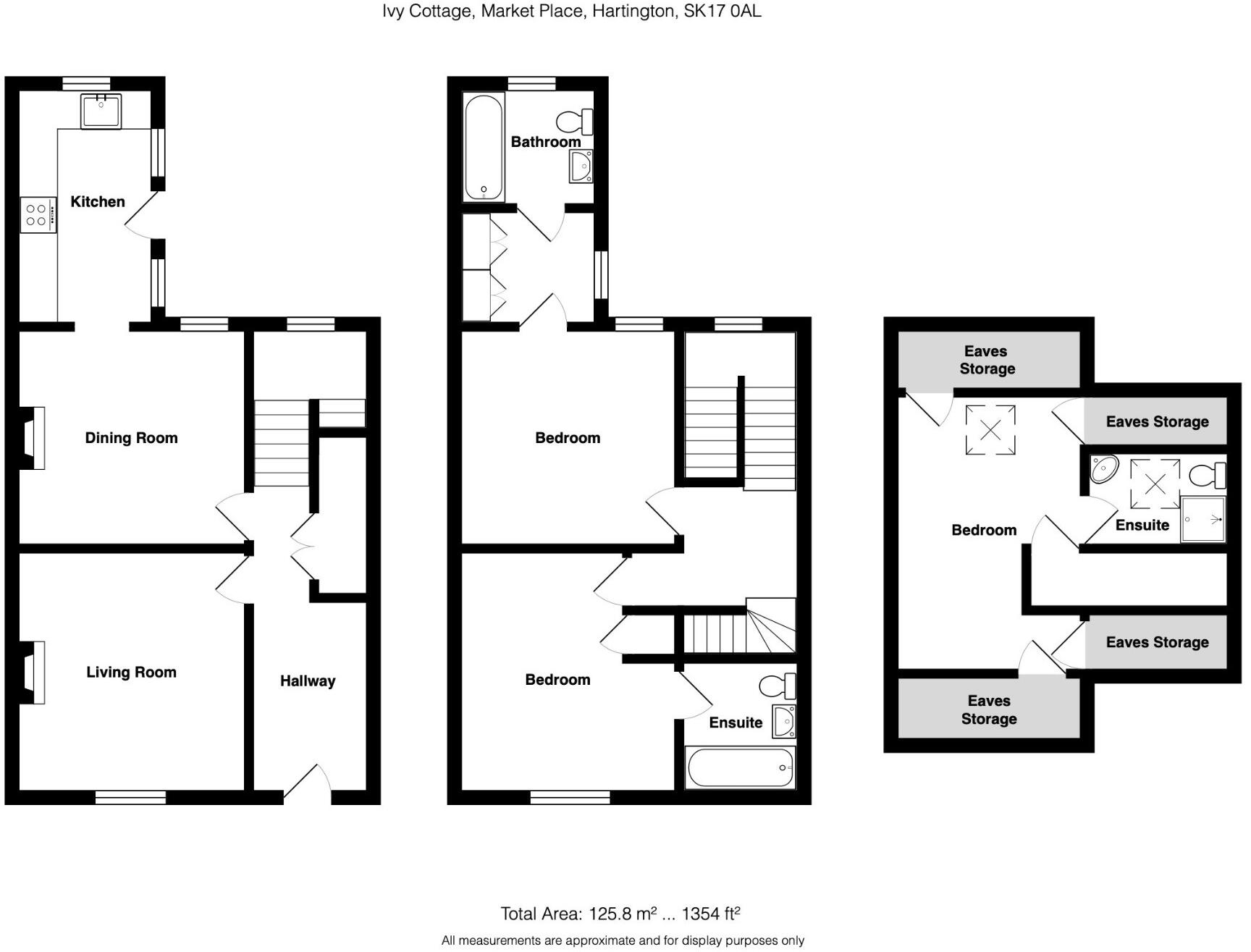 Ivy Cottage, Market Place, Hartington, SK17 0AL floorplan