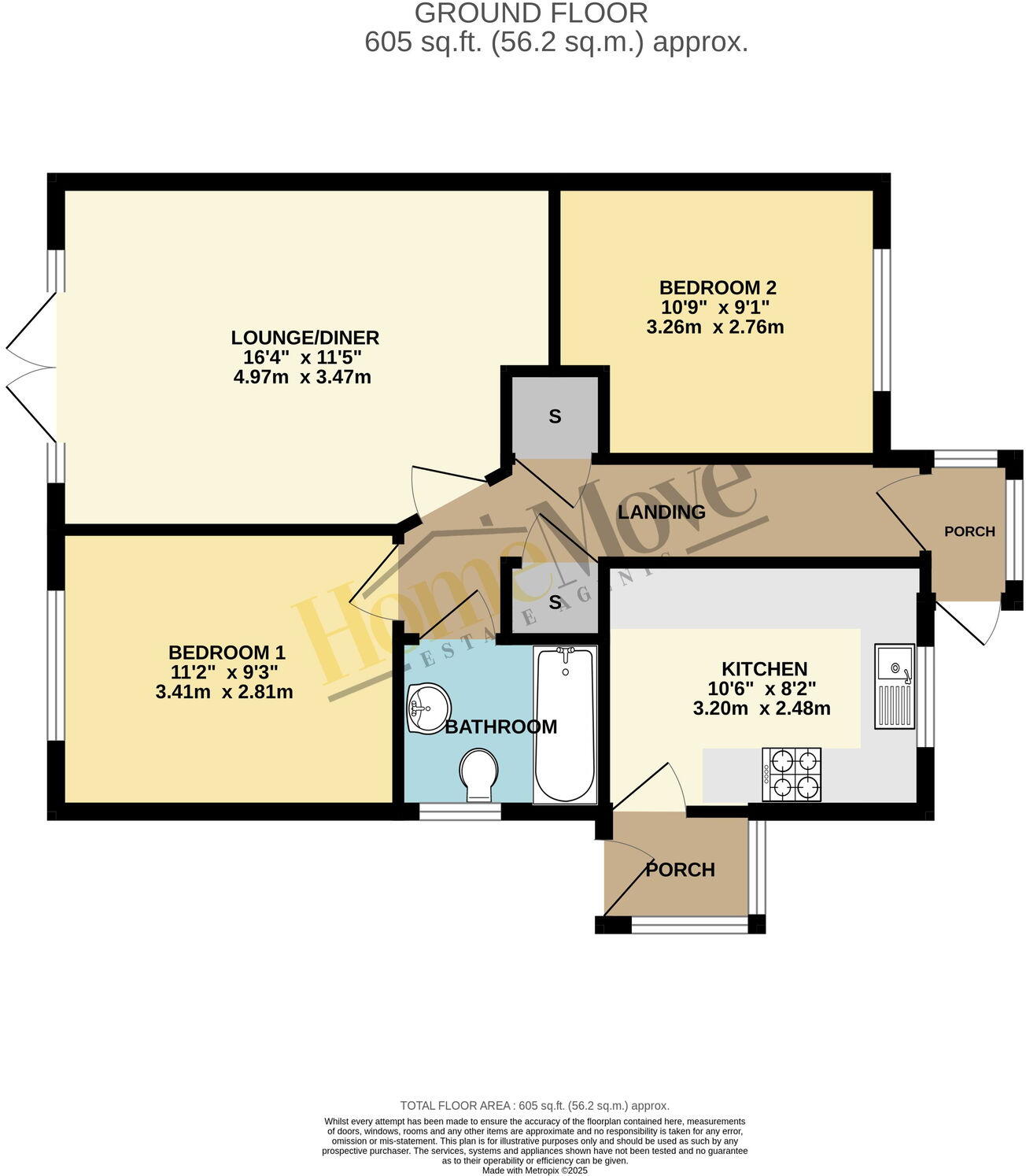 Mumby Meadows, Mumby, Alford, Lincolnshire, LN13 9GF floorplan