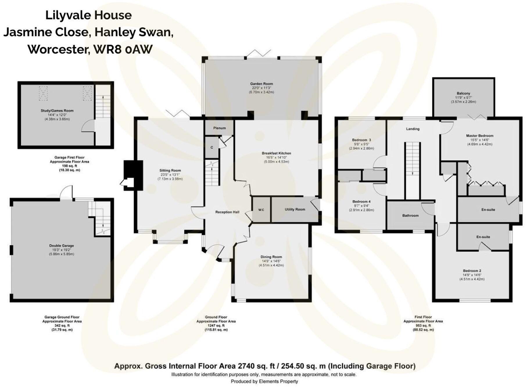 Jasmine Close, Hanley Swan, WR8 floorplan