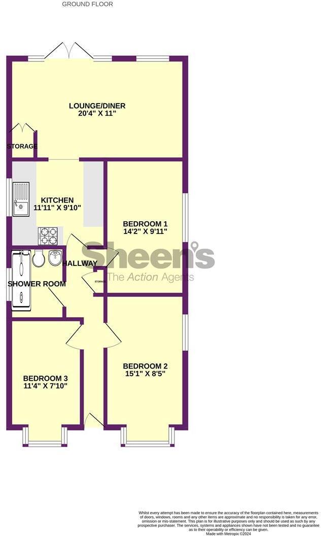 Kirby Road, Walton on the Naze, Essex, CO14 8QP floorplan