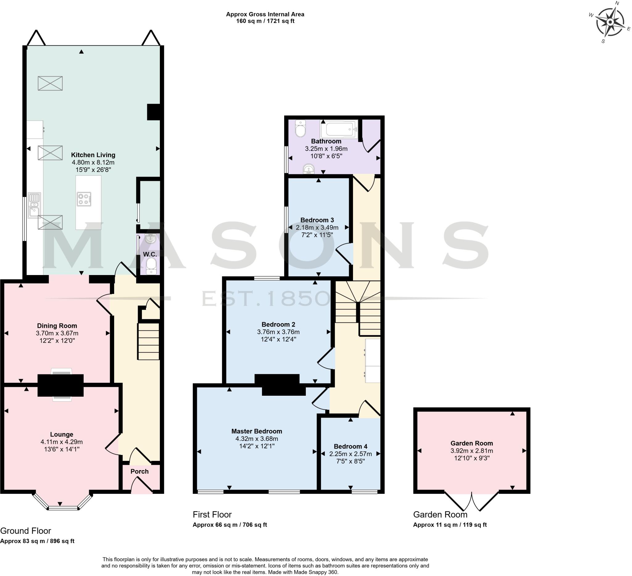 Eastfield Road, Louth LN11 7AS floorplan