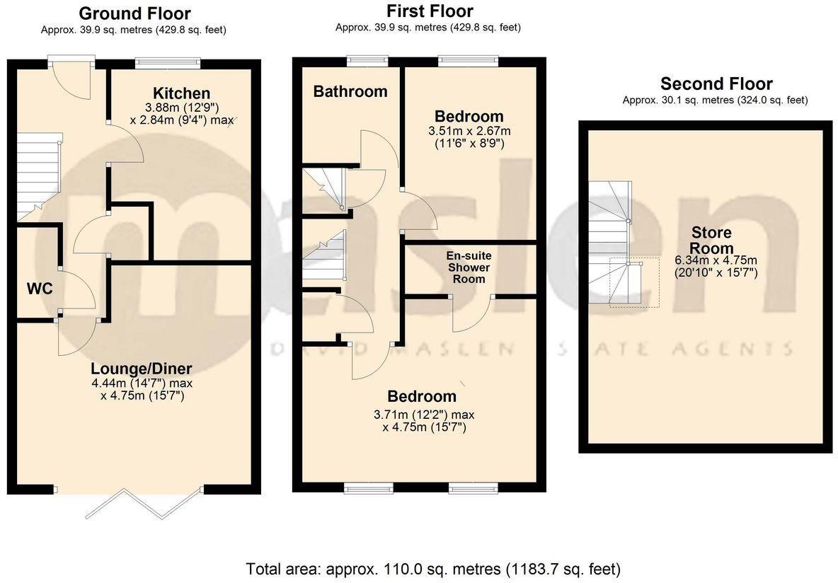 92c  Elm Drive, Hove floorplan