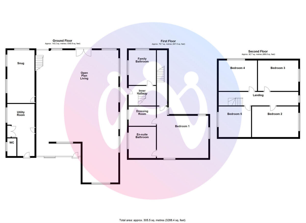 Fachwen, Fachwen nr Caernarfon, Gwynedd, LL55 floorplan