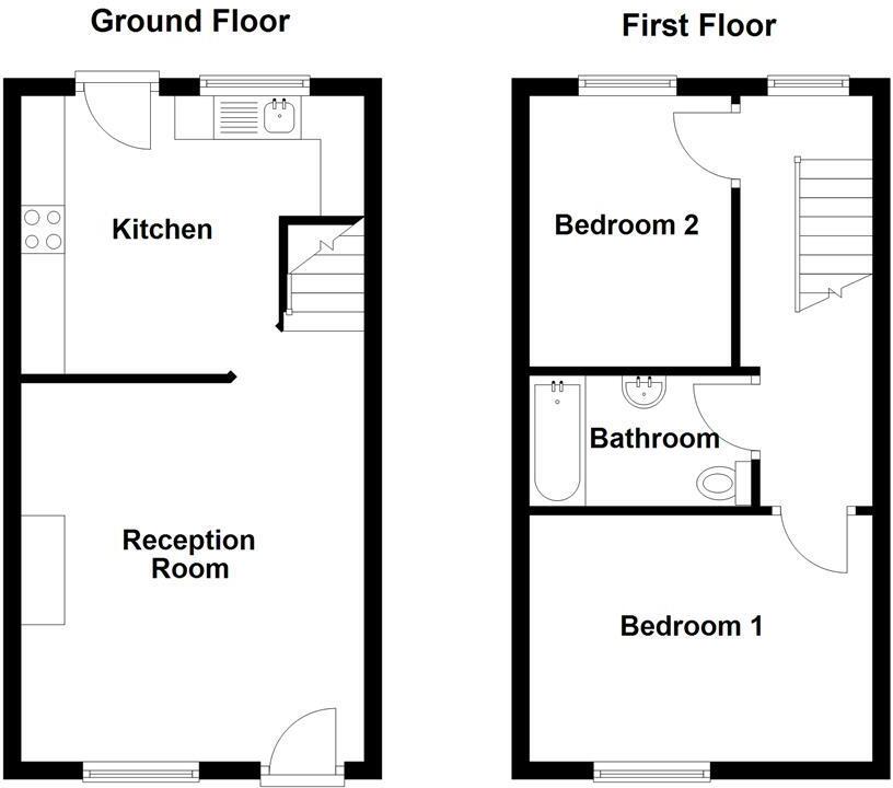 Railway Terrace, Simonstone floorplan