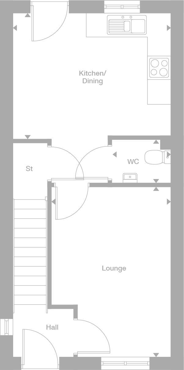 Morgan Mews,
Streethay,
Lichfield,
WS13 8WN floorplan