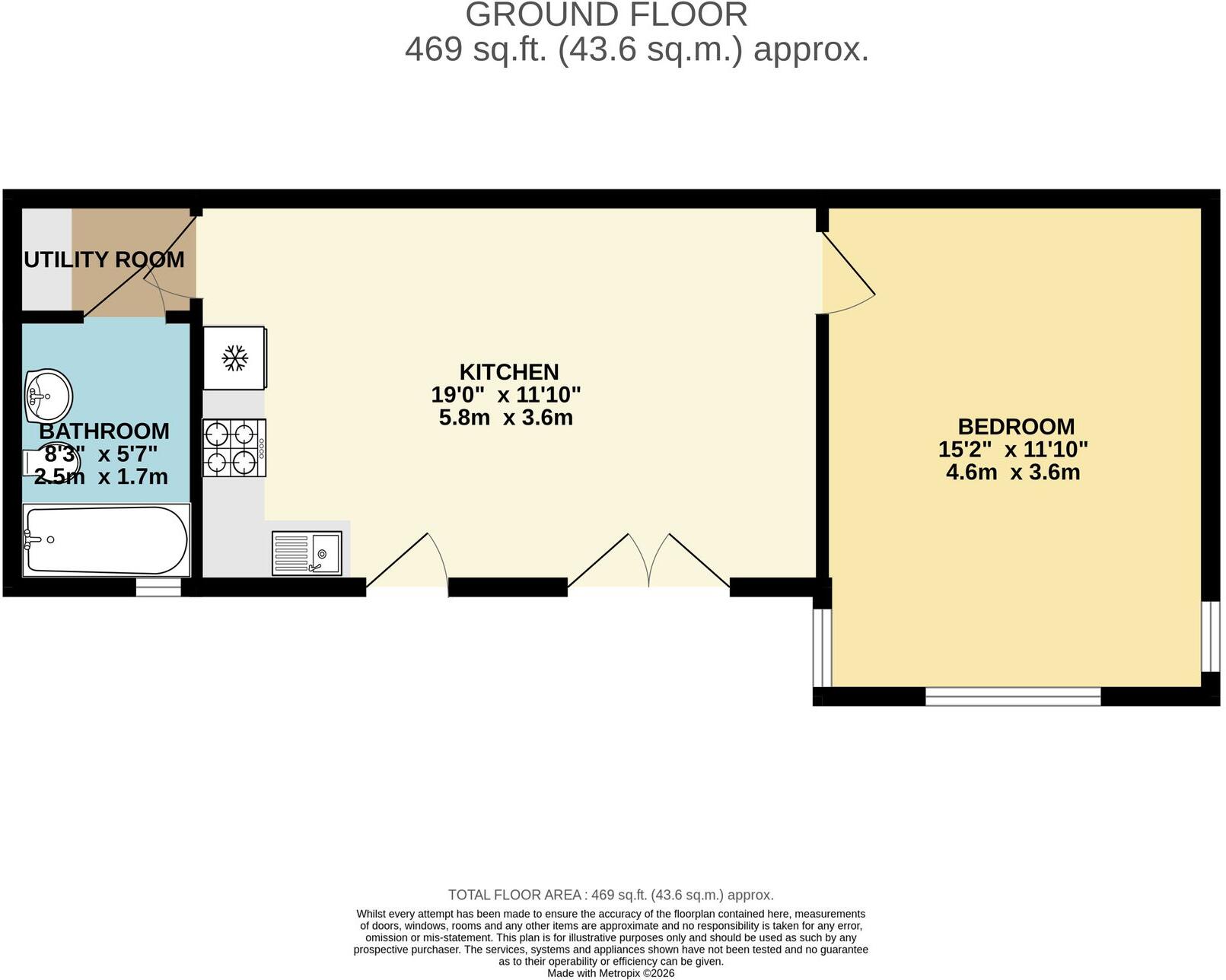 Milverton Mews, High Street, ME19 floorplan