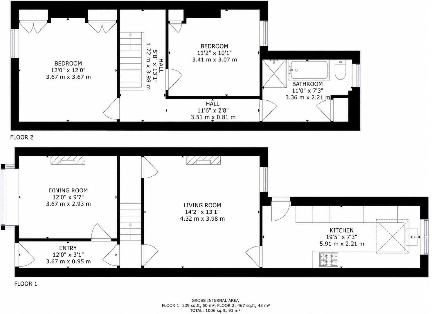Wood Lane, Harborne, B17 floorplan