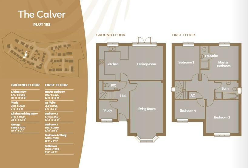 30 Coswlip Meadow  'The Calver', Selborne Road, Alton, Hampshire, GU34 floorplan