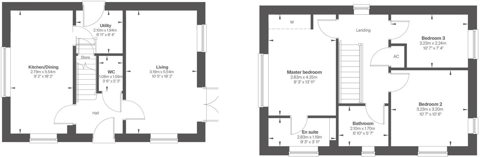 Plot 26, The Chapman, Willow Rise, Bomere Heath, Shrewsbury floorplan