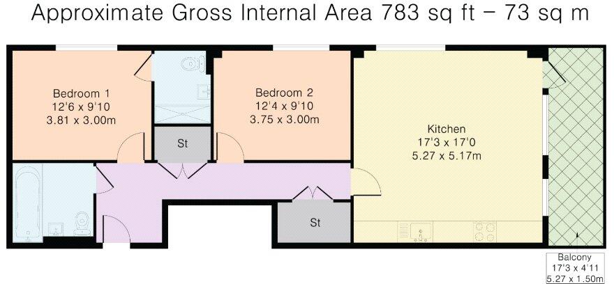 Archer Apartments, Eastman Village, Harrow, London, HA1 floorplan