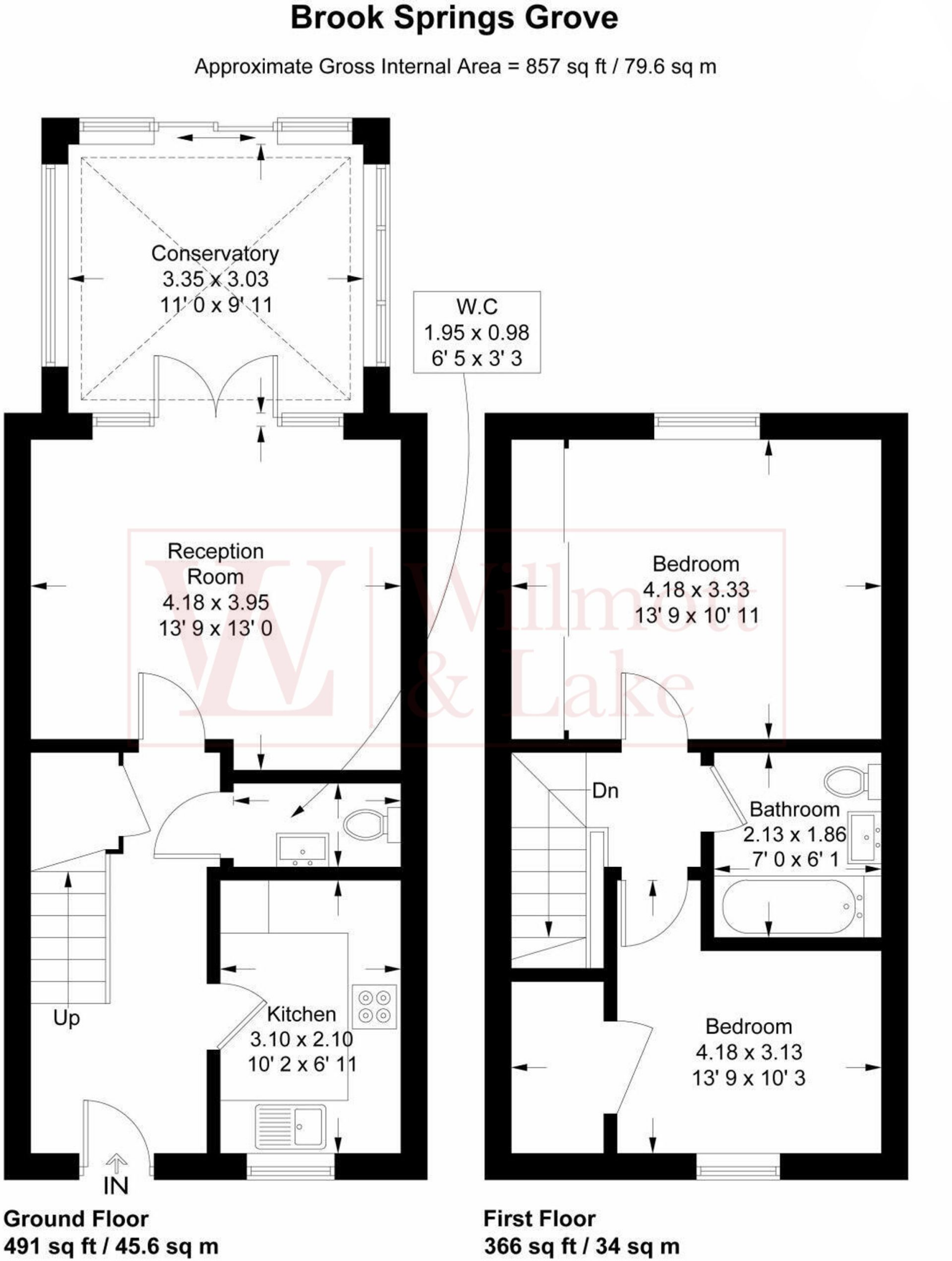 Brook Springs Grove, Elsenham, CM22 floorplan