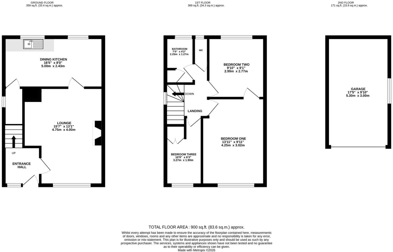 Oathills Drive, Tarporley floorplan