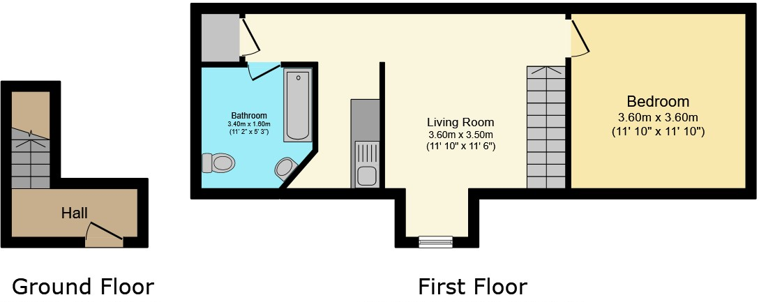 St. Catherine Street, Ventnor, Isle of Wight floorplan