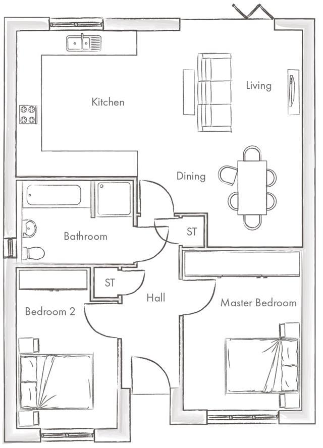Plot 21 "The Gainsborough" Stonebridge Walk, Old Hackney Lane, Darley Dale, DE4 2QJ floorplan