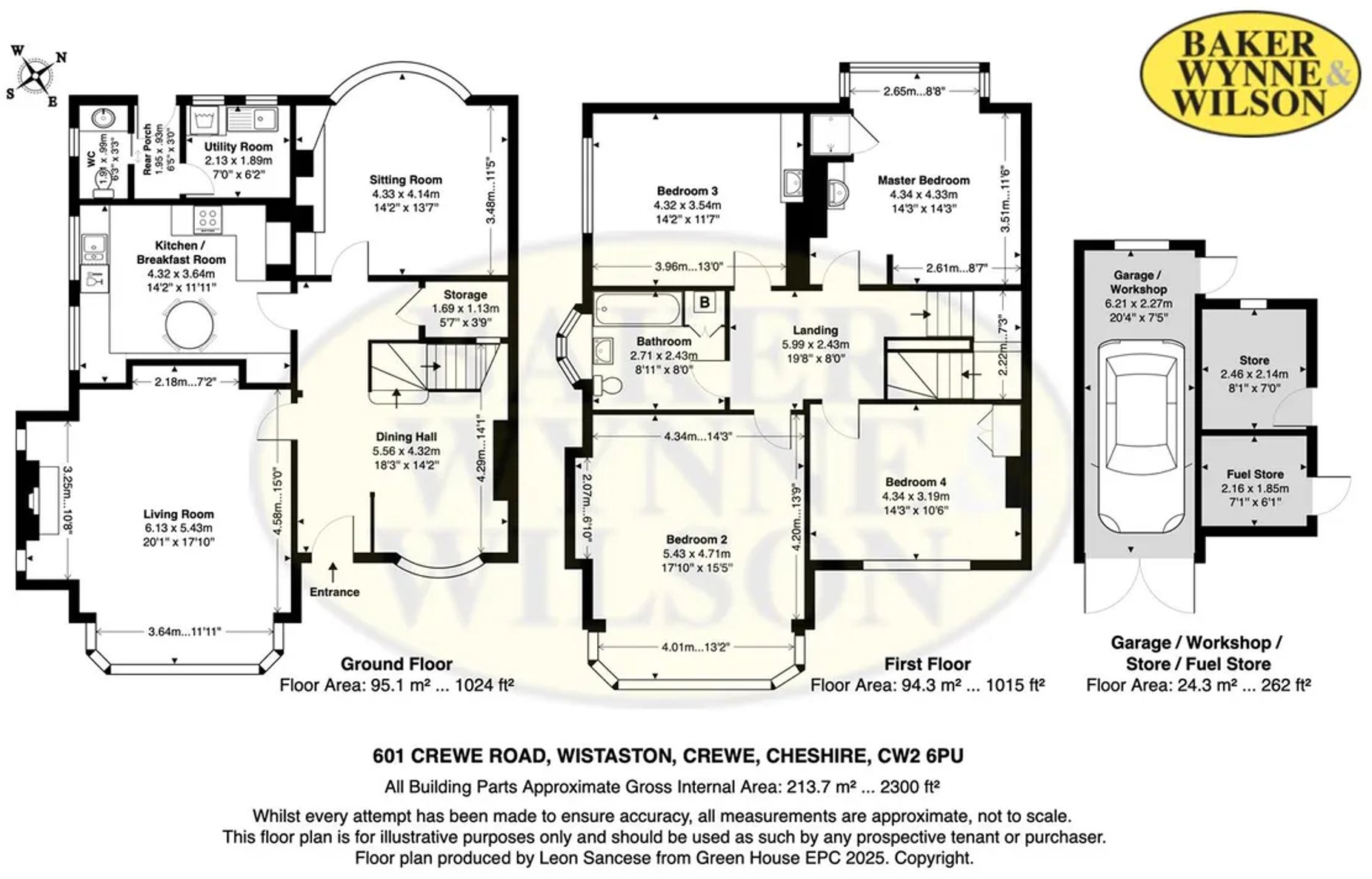 Crewe Road, Wistaston, CW2 floorplan