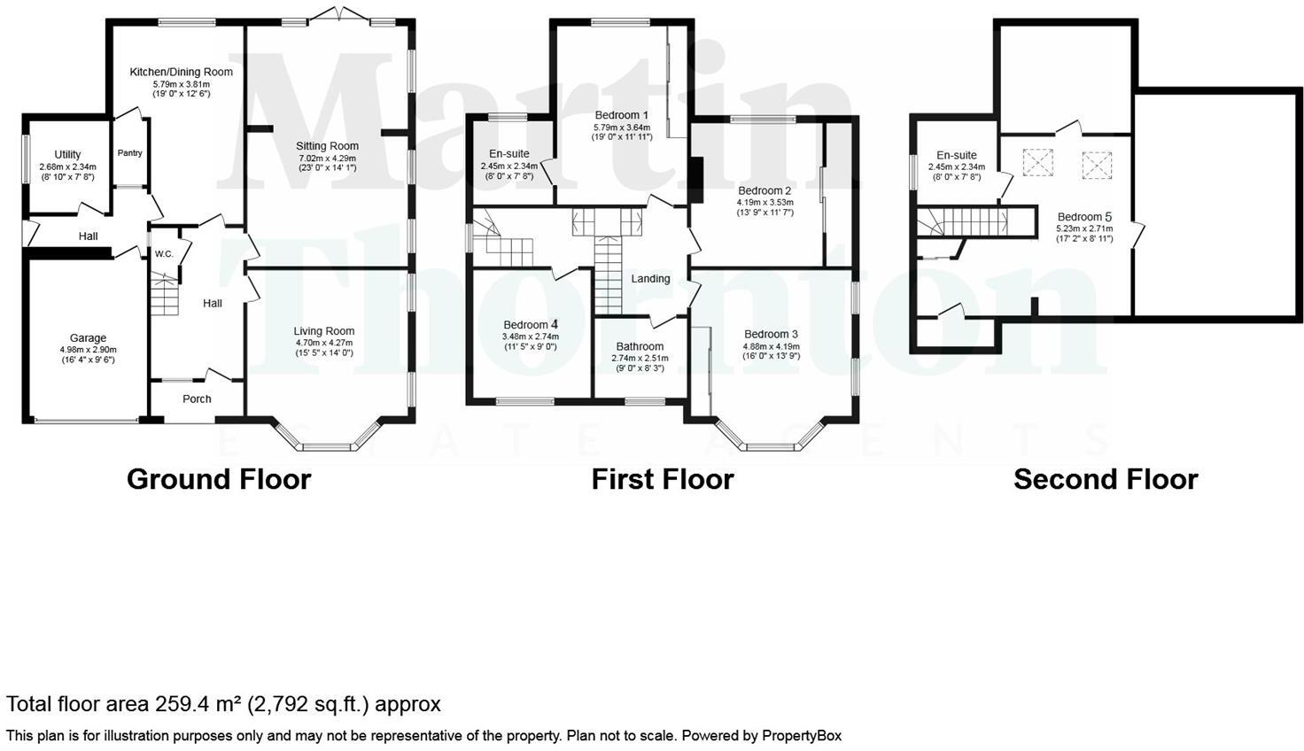Rose Mount, Birkby, Huddersfield floorplan
